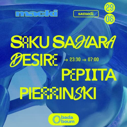Pierrinski @ Badaboum for After Macki Music Festival (29/06/24)